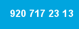 920 717 23 13 920 717 23 13